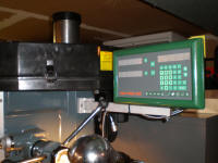 DRO PROS 2 axis display on an Enco benchtop mill 