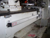 Z axis scale installs easily on the back of the lathe