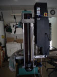 Z axis scale installed with opening to the "back"