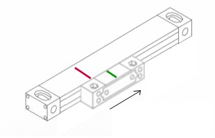 Move the trolley to the opposite end