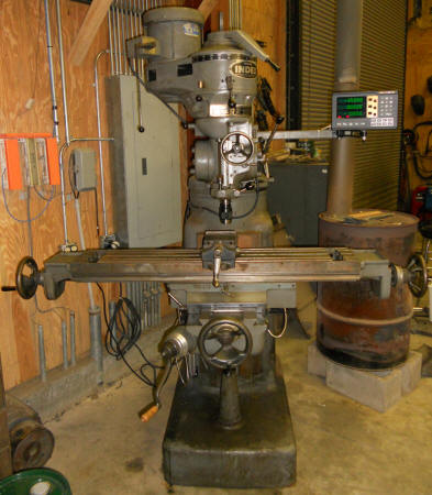 Magnetic scale kit on an Index mill
